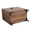 Meuble-lavabo de salle de bain 30 po, autoportant, 2 portes, bois d'ingénierie, finition, brun, meuble-lavabo brun de style américain 30 po, hydrofuge, design