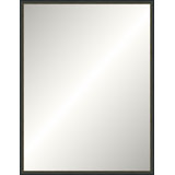 Distressed Black Old World Mirror