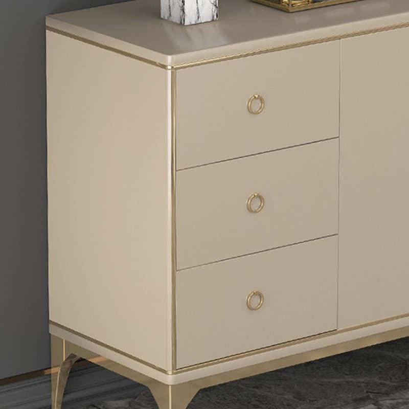 Armoire d'entrée moderne et minimaliste, H 35,4 po x l 55,1 po x P 15,7 po