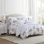 Ensemble de housse de couette réversible rose en coton Martha Stewart-124325432