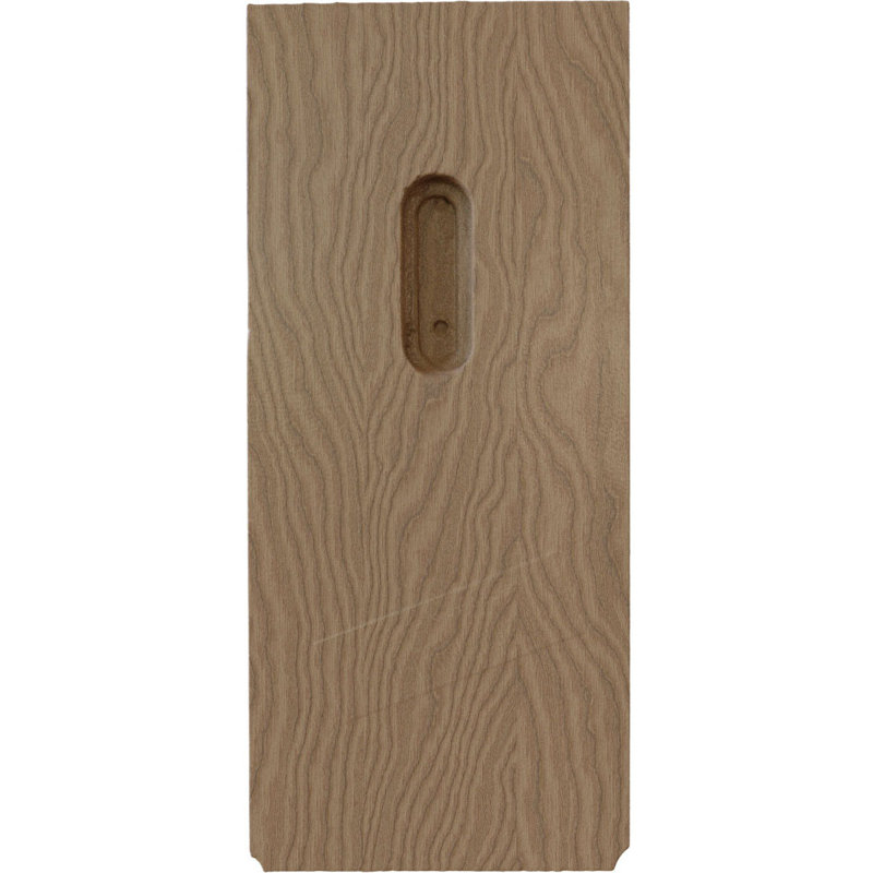Support Clarksville, Acajou, 3.5" W x 4" D x 8" H