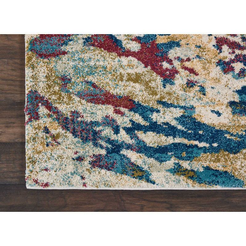 Prewett Abstract Indoor Rug, Rectangle 7'10" x 10'6"