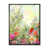 Toile avec cadre flottant noir