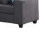Canapé modulaire en L réversible Nid, porte-gobelet, lin gris 125 po-112858252