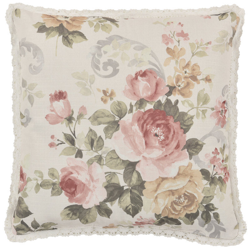 Coussin décoratif à œillets