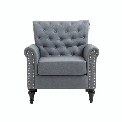 Deslynn 29.92'' Wide Tufted Armchair -  Alcott HillÂ®, 2964AD54A4584A0995EABCC2B8427DF1