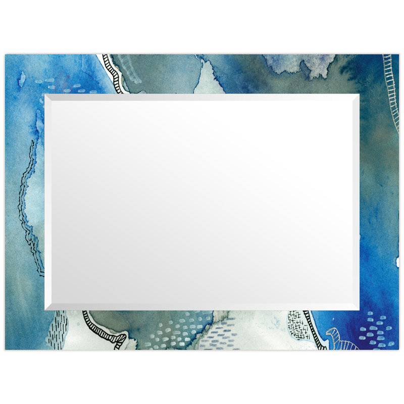 Chaim Glass Flat Mirror, 40" x 30"