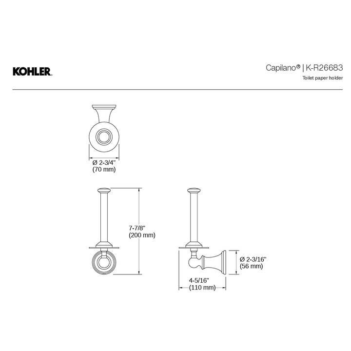 KOHLER CAPILANO TP HOLDER