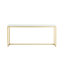Love Joy Bliss 82'' W Stone Console Table