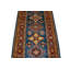 Chemin de table tribal Kazak bleu et rouge 3 x 8