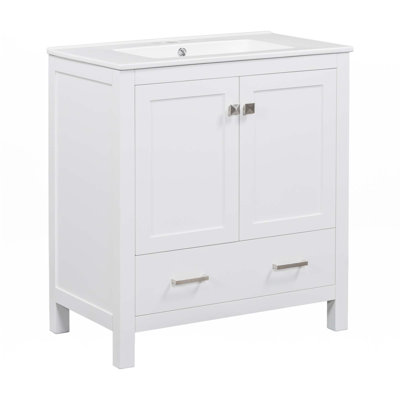 Meuble-lavabo 30 po avec lavabo simple