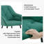 Bharmal 50.5cm H Velvet Upholstered Armchair-1492480465-1515232754