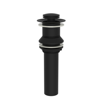 Push Pop-Up Bathroom Sink Drain with Overflow Holes