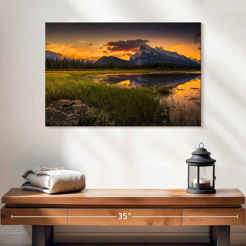 Lever de soleil des Rocheuses canadiennes Nicci, H 16 po x l 24 po