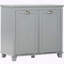 Armoire pour panier à linge inclinable