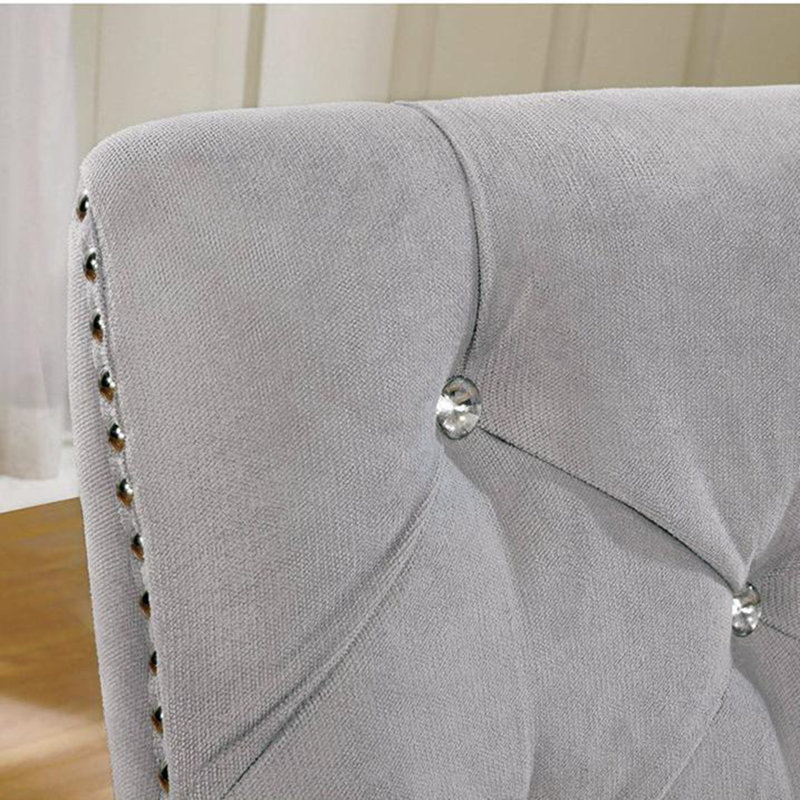 Ensemble de 2 chaises d'appoint rembourrées Flannelette