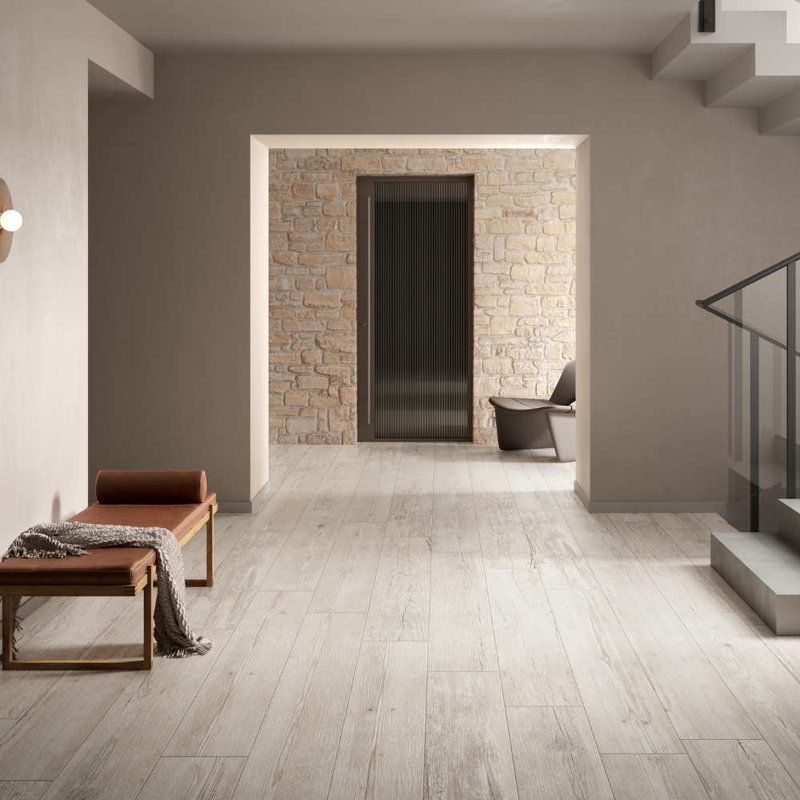 Molise 9x48 Porcelain Wall and Floor Tile, White