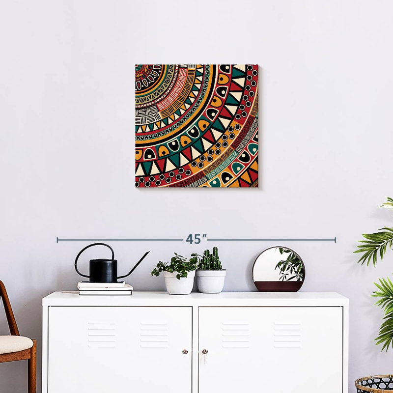 Motif africain Kerner, H 20 po x l 20 po