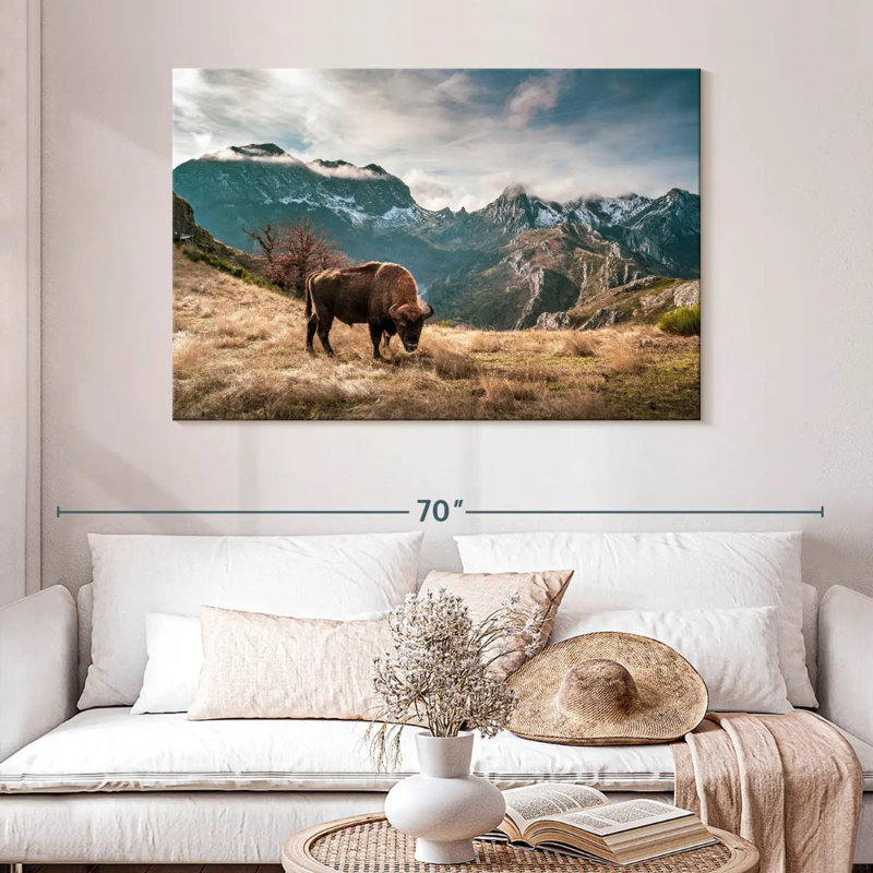 Brampt Bison By The Mountains