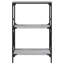 Adaisha 90.5cm H x 35cm W Metal Standard Bookcase-944439866