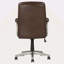 Fauteuil de bureau pivotant en similicuir à dossier moyen, siège de conférence ergonomique