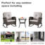 Ensemble de chaises berçantes en osier pour l'extérieur Tonry-88366728-88366727
