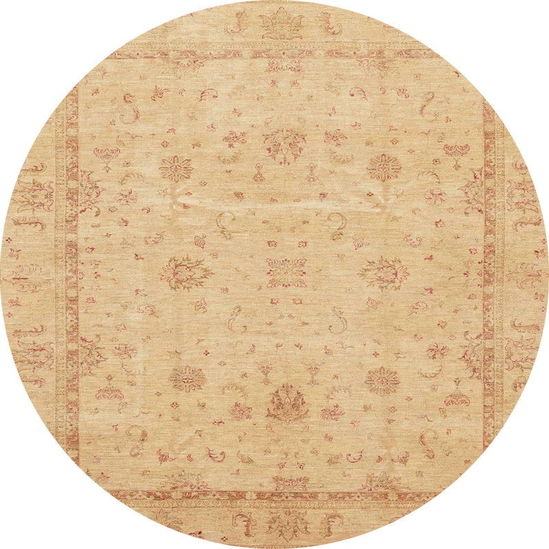 Tapis abstrait 3775, Rond 5 pi