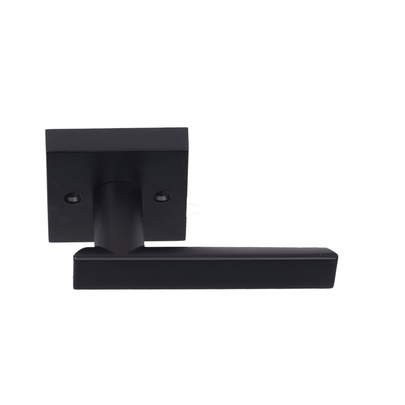 Santa Cruz Single Dummy Door Lever, Black