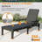 Set Of 2 Pool Lounge Chairs, 6-Position Adjustable Backrest, Resin Waterproof Chaise For Patio, Garden, And Deck-79287753
