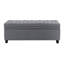 Banc de rangement rembourré en lin 51 po Cassina -1368272641