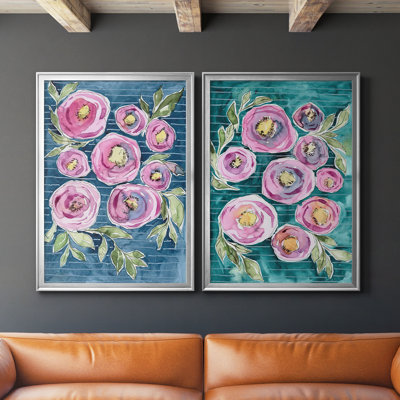 " Floral Radiance I " 2 - Pieces