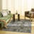 Faunsdale Black Grey Modern Indoor Rug-1414401215