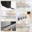 Corde à linge rétractable à sangle plate avec 34 trous de suspension - solution de séchage murale coupe-vent, conception pliable à 180 °