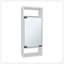 Uros Wall-Mounted Mirror Medicine Cabinet With One Door And Interior Storage Shelves, White