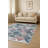 Premium Cotton Area Rug, 31.5 x 59.1 inches | 100% Cotton, 1.1 lbs/sq ft, No Pile, Flat Weave, 0.2 inches Thick | Stylish Blue, Pink, Beige & Grey Design, Machine Washable at 86°F | Perfect for Living Room & Bedroom-1067566071