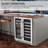 Whynter 30'' width 33 Bottle and 112 Can Dual Zone Built-In Wine & Beverage Refrigerator