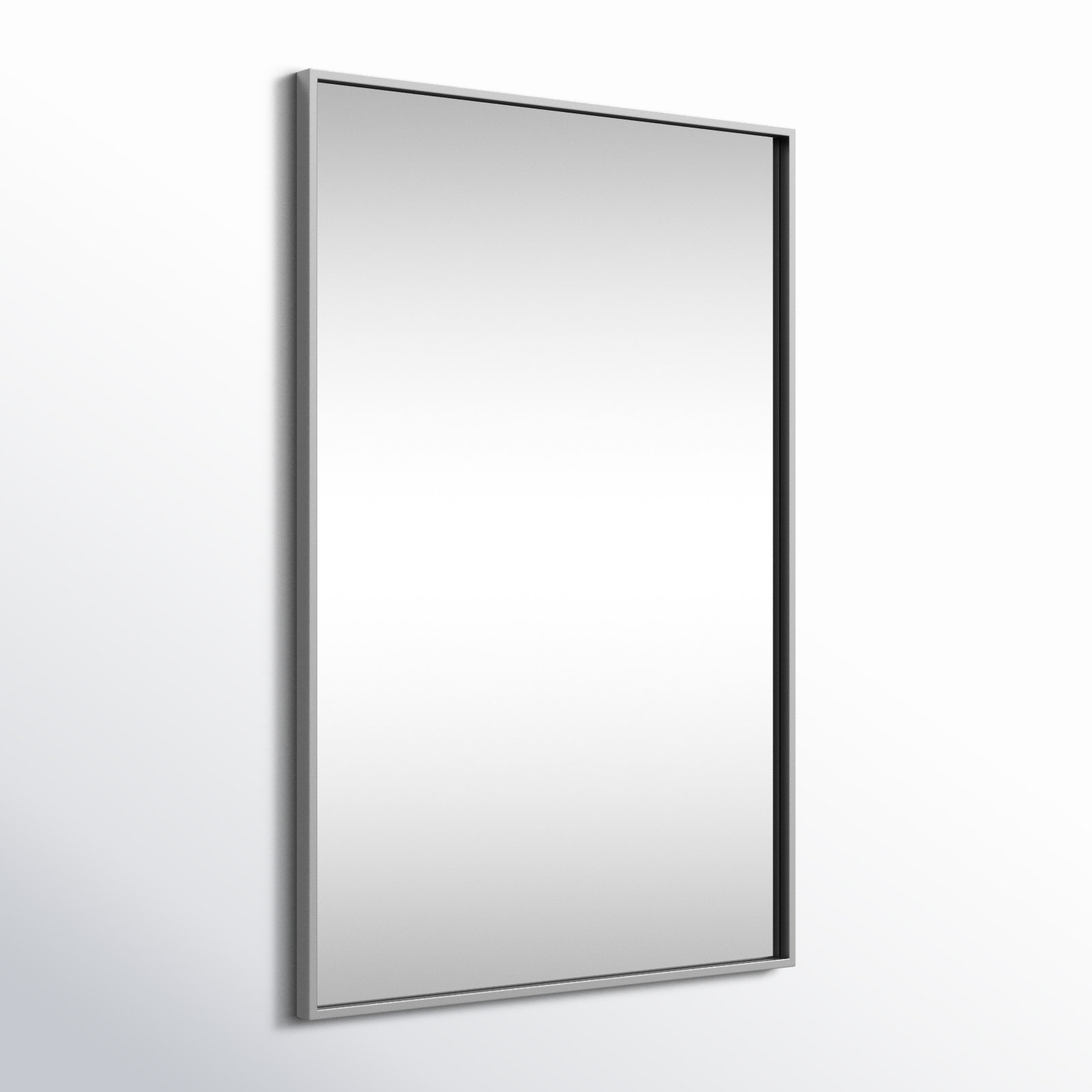 Sabine 36" Accent Mirror, 36" x 24", Silver