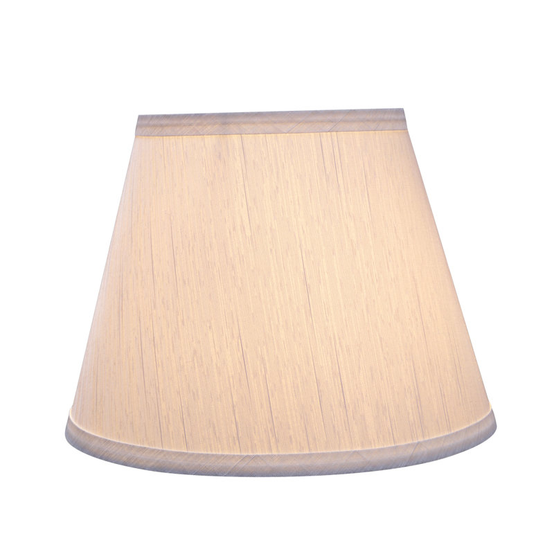 Abat-jour empire en lin 10 po, Coquille d'œuf, H 7,5 po x l 10 po x P 6 po