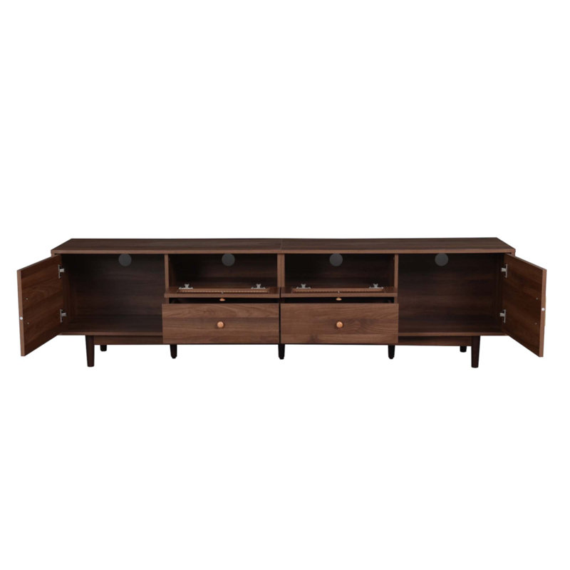 76" TV Stand With Drawers For Living Room/Bedroom