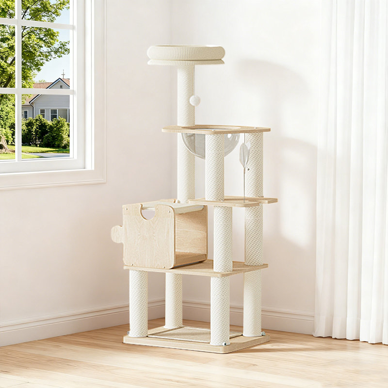 Creative Solid Wood Cat Tree