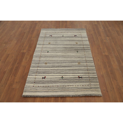 Tapis décoratif style petits animaux Gabbeh 3 x 5