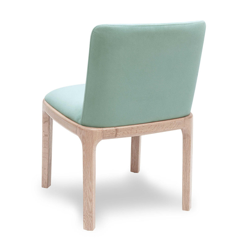 Chaise en velours Heather Performance, Bleu clair