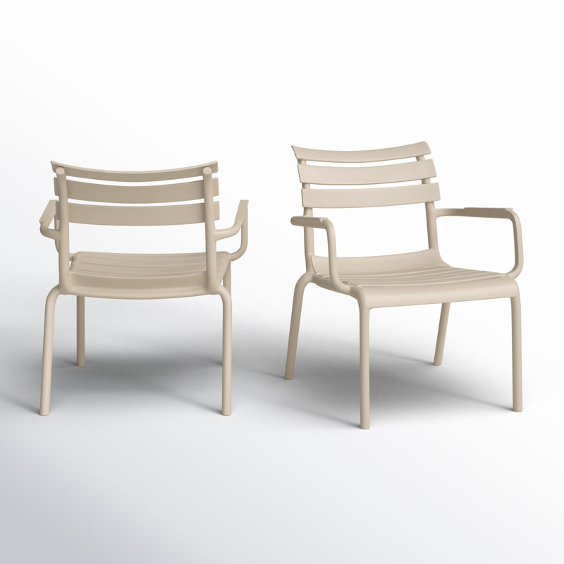 Fauteuil club d'extérieur Ruta Paris, Taupe