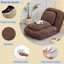 Chaise de jeu sur pied avec 5 positions réglables, fauteuil inclinable, lit futon pliable-989537740