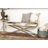 Cayden Genuine Leather Bench
