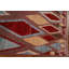 Tapis rose en laine noué à la main de conception unique 5 pi x 7 pi 9 po New Age