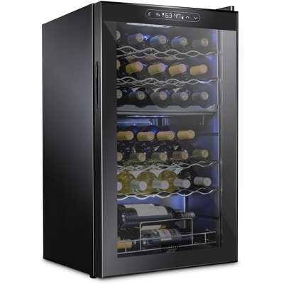 Schmécké Dual Zone 19.4 " Freestanding 33 Bottle Wine Refrigerator