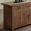 Armoire console en bois d'orme massif