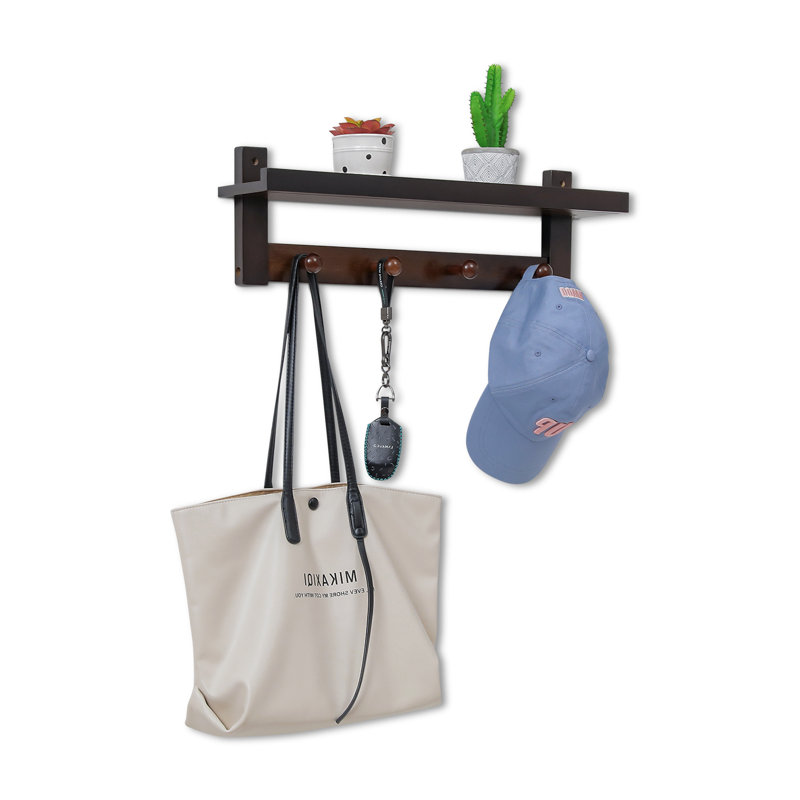 Wall Mounted Coat Rack With Storage