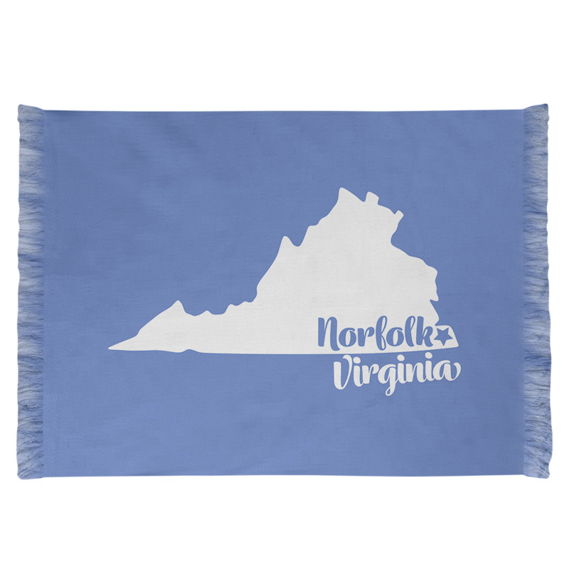 Tapis bleu virginie de norfolk
